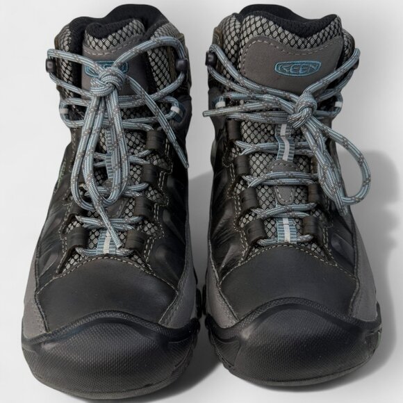 Keen Targhee III Mid WP Women’s Hiking Boot Magnet/Atlantic Blue Size 7 - Picture 4 of 13